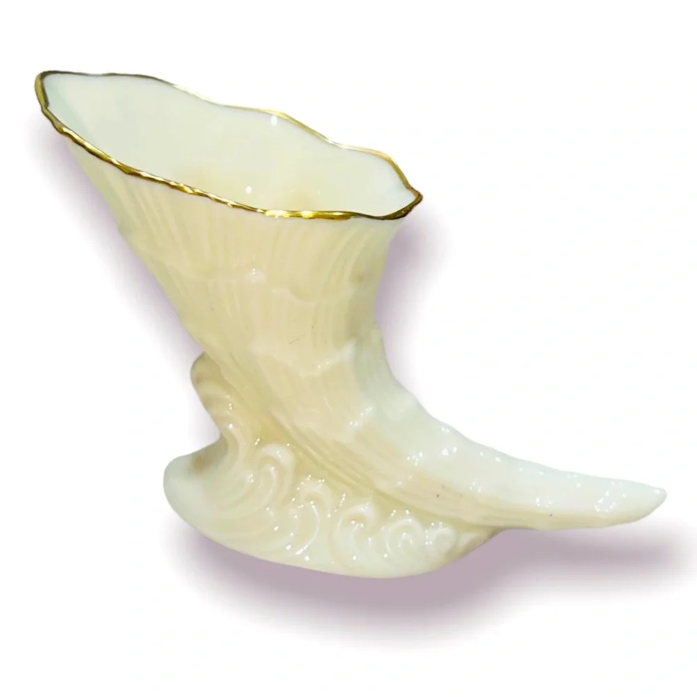 Lenox cornucopia horn of plenty thanksgiving Figurine